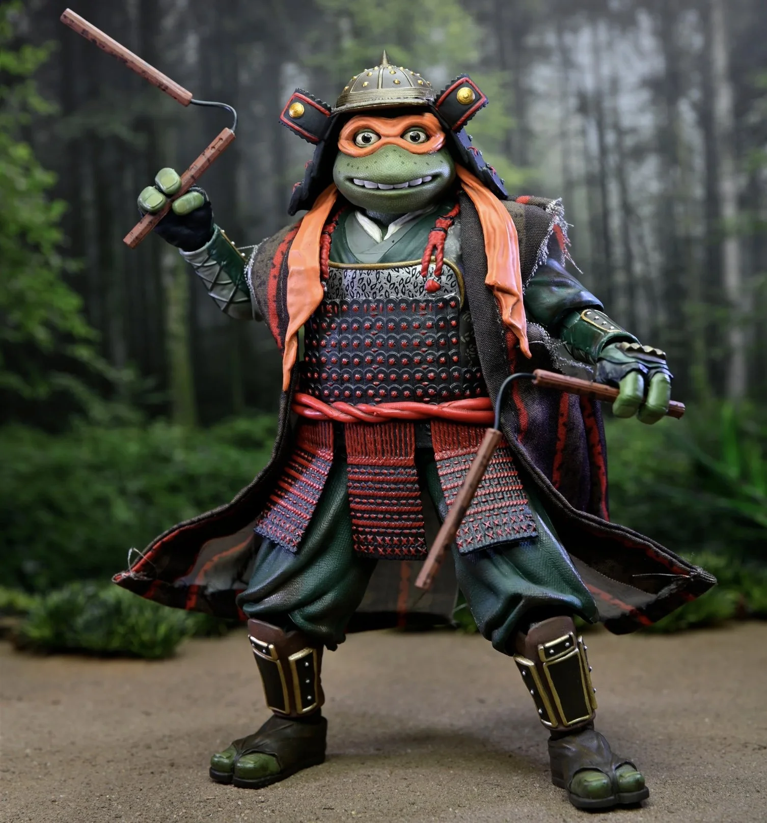 NECA Reveals TEENAGE MUTANT NINJA TURTLES III Movie Samurai Action